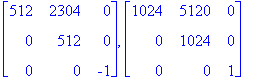 matrix([[2, 1, 0], [0, 2, 0], [0, 0, -1]]), matrix(...