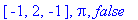 vector([-1, 2, -1]), Pi, false